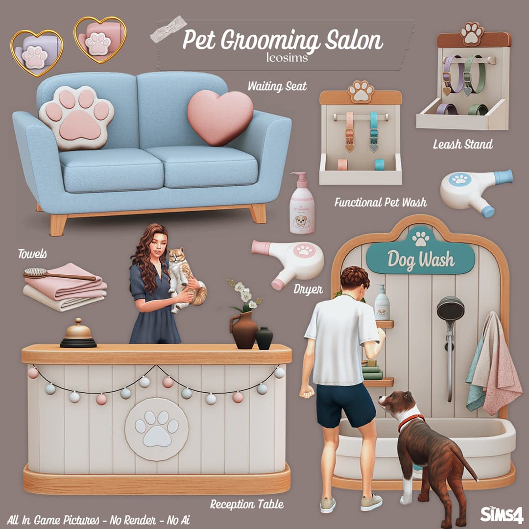 Сет для студии груминга Pet Grooming Salon